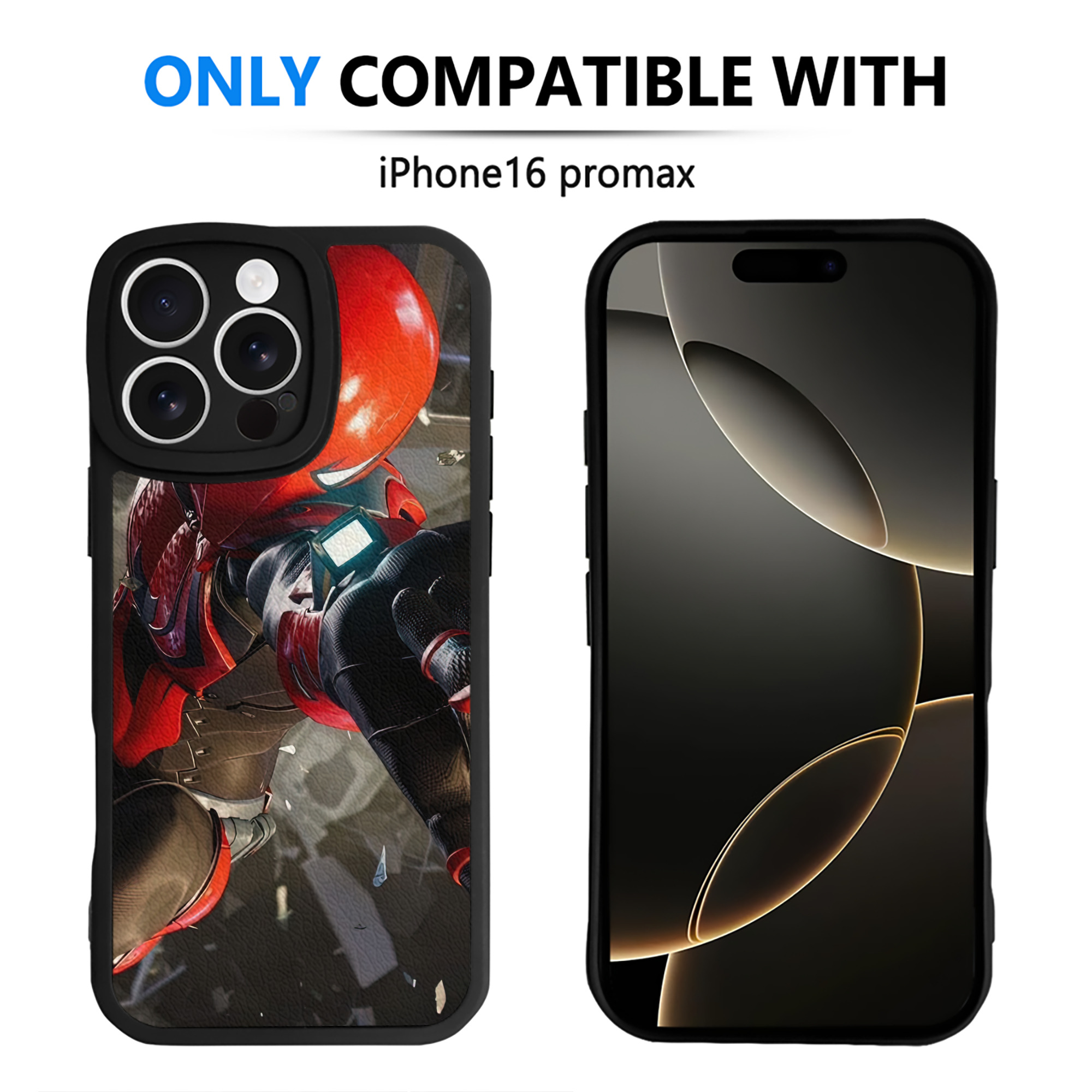 Spider Man スパイダーマン 【iPhone 16シリーズ対応】シリコンスマホケース（レザー調） 材質：シリコン